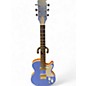 Used Harmony Jupiter Thinline Sky Blue Solid Body Electric Guitar thumbnail