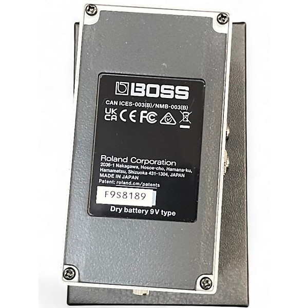 Used BOSS CE2W Waza Craft Chorus Effect Pedal