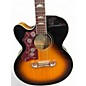 Used Epiphone J-200EC STUDIO LH Vintage Sunburst Acoustic Electric Guitar