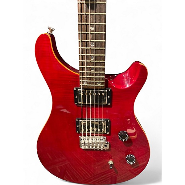 Used PRS SE Custom 24 Red Solid Body Electric Guitar