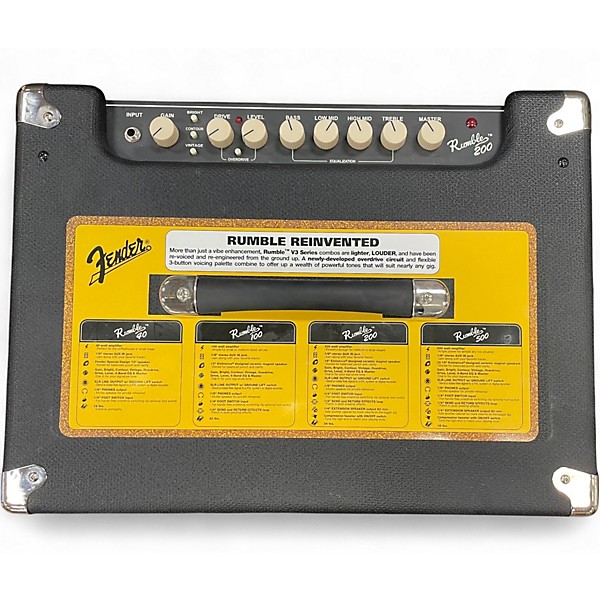Used Fender Rumble V3 200W Bass Amp Head