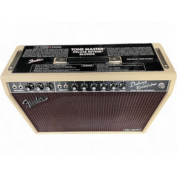 Used Fender Tone Master Deluxe Reverb Guitar Combo Amp