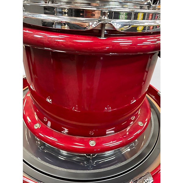 Used Peavey 3 Piece RadialPro 1000 Lacquer Red Drum Kit