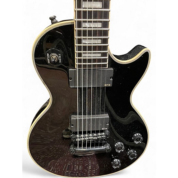 Used Epiphone Matt Heafy Les Paul Custom 7 Black Solid Body Electric Guitar