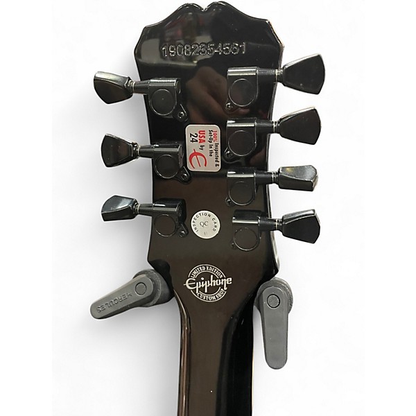 Used Epiphone Matt Heafy Les Paul Custom 7 Black Solid Body Electric Guitar