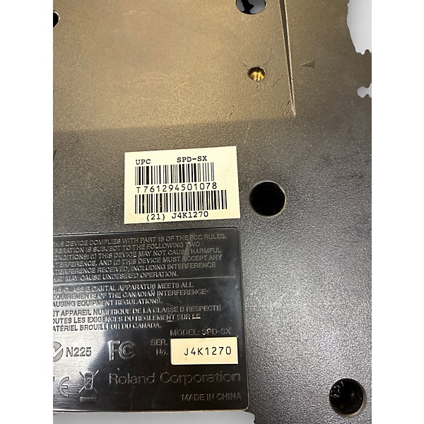 Used Roland SPDSX Sampling Drum MIDI Controller