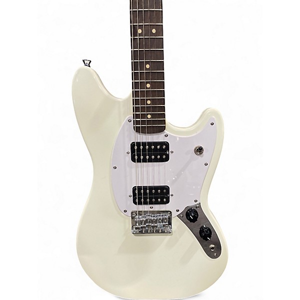 Used Squier Bullet Mustang HH Olympic White Solid Body Electric Guitar