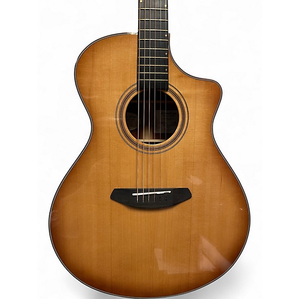 Used Breedlove ORGANIC CONCERT Sunburst Acoustic Electric Guitar