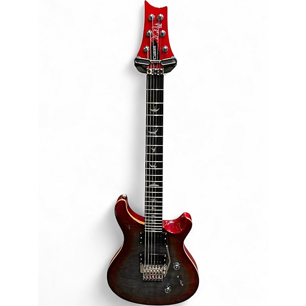 Used PRS SE Custom 24 Dark Cherry Burst Solid Body Electric Guitar
