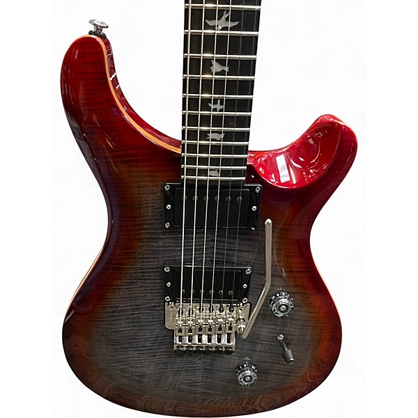 Used PRS SE Custom 24 Dark Cherry Burst Solid Body Electric Guitar