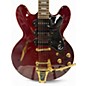 Used 2012 Epiphone Riviera P93 Wine Red Hollow Body Electric Guitar