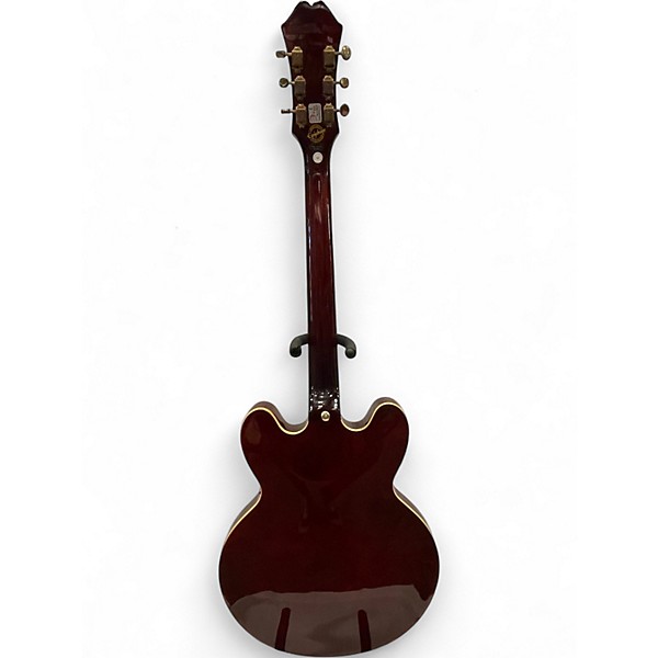 Used 2012 Epiphone Riviera P93 Wine Red Hollow Body Electric Guitar