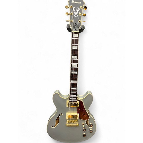 Used Ibanez AS73G-MSF 5B-05 MOON TOWN SILVER Hollow Body Electric Guitar
