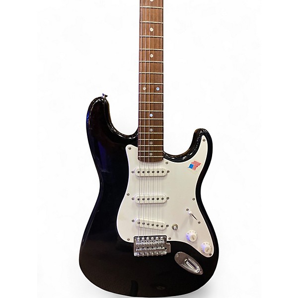 Used Squier Affinity Stratocaster Black Solid Body Electric Guitar
