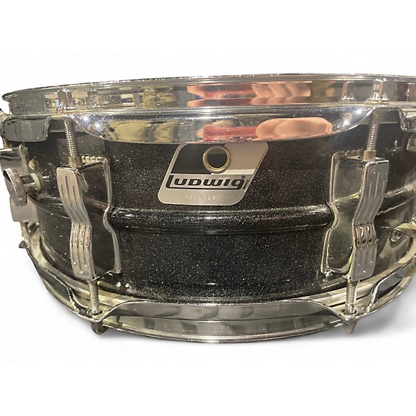 Used Ludwig  14in Acrolite Black Galaxy Black Galaxy Drum