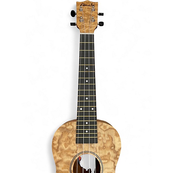 Used Amahi HERITAGE QUILTED ASH Natural Classical Acoustic Guitar