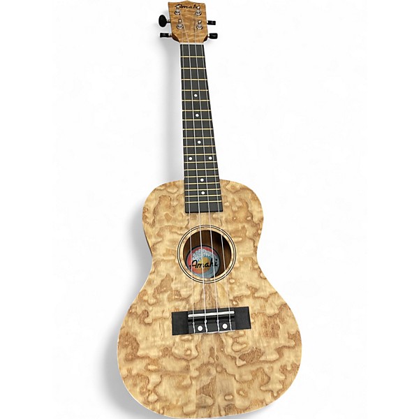 Used Amahi HERITAGE QUILTED ASH Natural Classical Acoustic Guitar