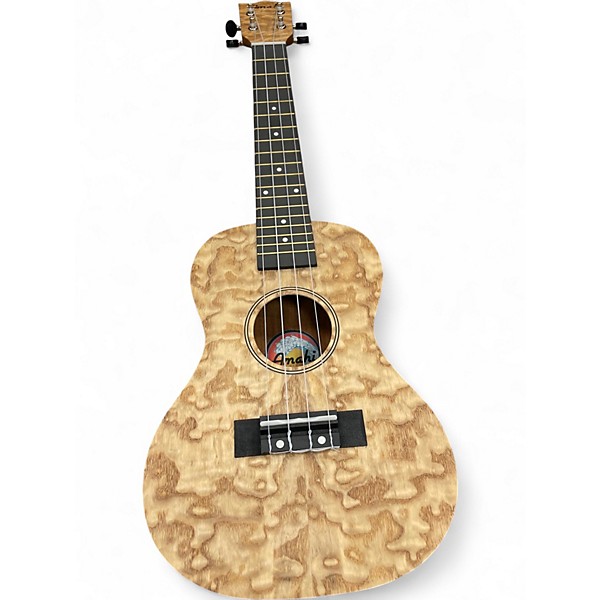 Used Amahi HERITAGE QUILTED ASH Natural Classical Acoustic Guitar