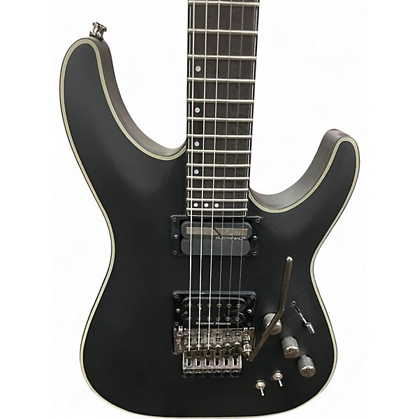 Used Schecter Guitar Research blackjack sls Black Solid Body Electric Guitar