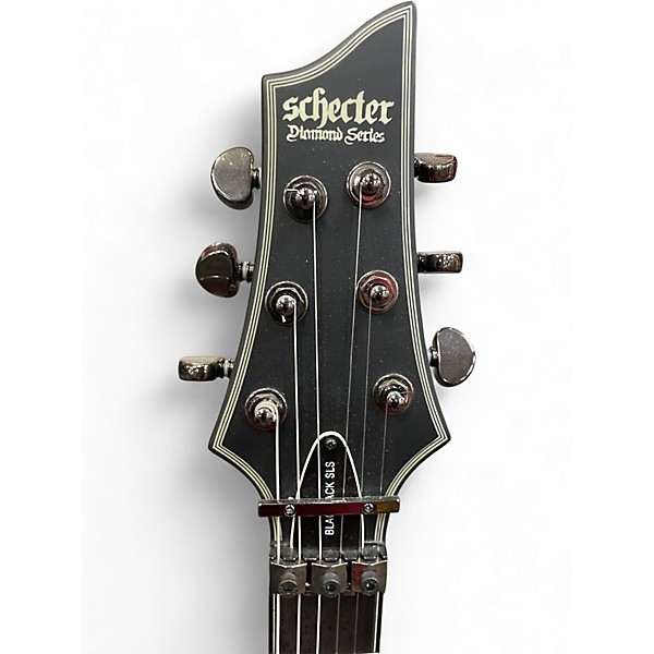 Used Schecter Guitar Research blackjack sls Black Solid Body Electric Guitar