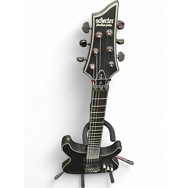 Used Schecter Guitar Research blackjack sls Black Solid Body Electric Guitar