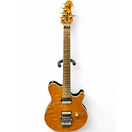 Used Ernie Ball Music Man Axis Trans Amber Solid Body Electric Guitar