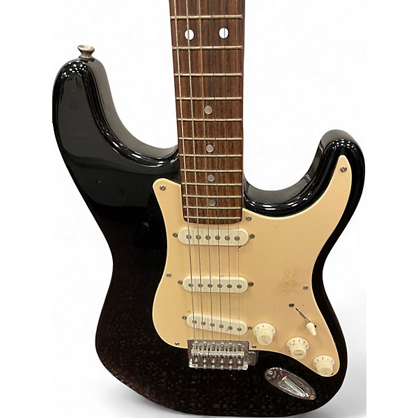 Used Squier Affinity Stratocaster Black Solid Body Electric Guitar
