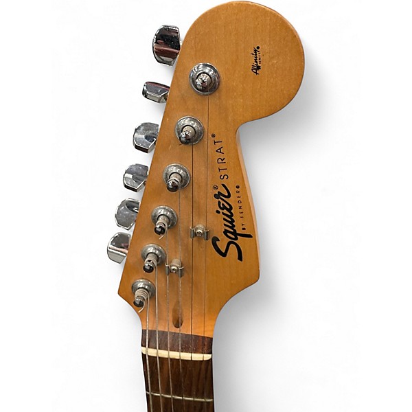 Used Squier Affinity Stratocaster Black Solid Body Electric Guitar