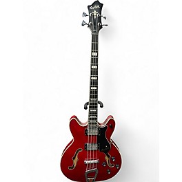 Used Hagstrom Viking Red Electric Bass Guitar