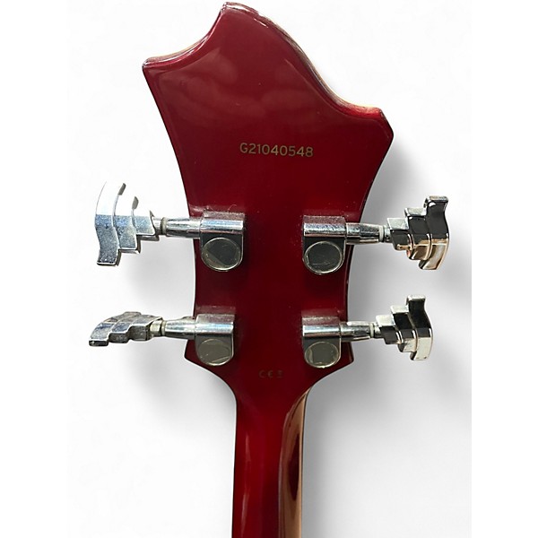Used Hagstrom Viking Red Electric Bass Guitar