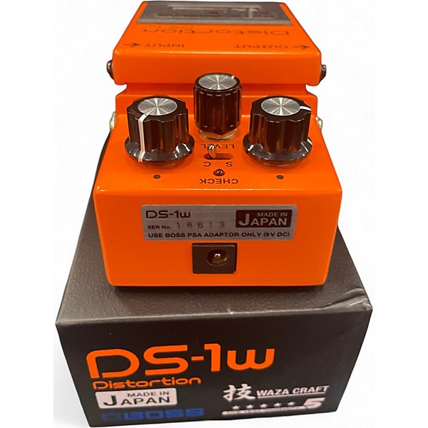 Used BOSS DS1W WAZA CRAFT Effect Pedal