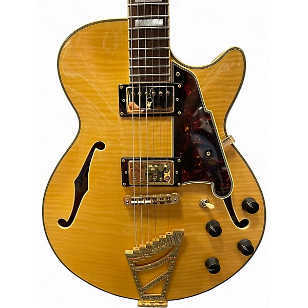 Used D'Angelico EX-SS Natural Hollow Body Electric Guitar