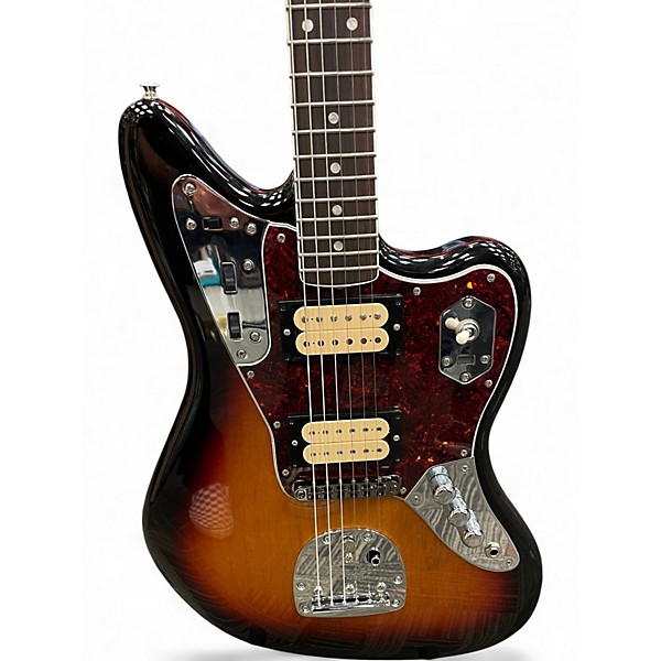 Used Fender Kurt Cobain Signature Jaguar NOS 3 Color Sunburst Solid Body Electric Guitar