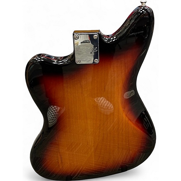 Used Fender Kurt Cobain Signature Jaguar NOS 3 Color Sunburst Solid Body Electric Guitar