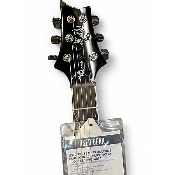 Used PRS SE Mark Holcomb blue to black burst Solid Body Electric Guitar