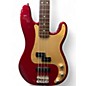 Used 2002 Fender Deluxe Precision Bass Special Candy Apple Red Electric Bass Guitar