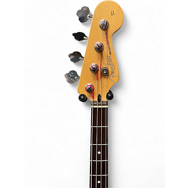 Used 2002 Fender Deluxe Precision Bass Special Candy Apple Red Electric Bass Guitar