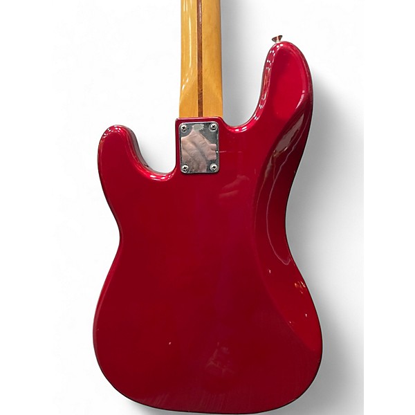 Used 2002 Fender Deluxe Precision Bass Special Candy Apple Red Electric Bass Guitar