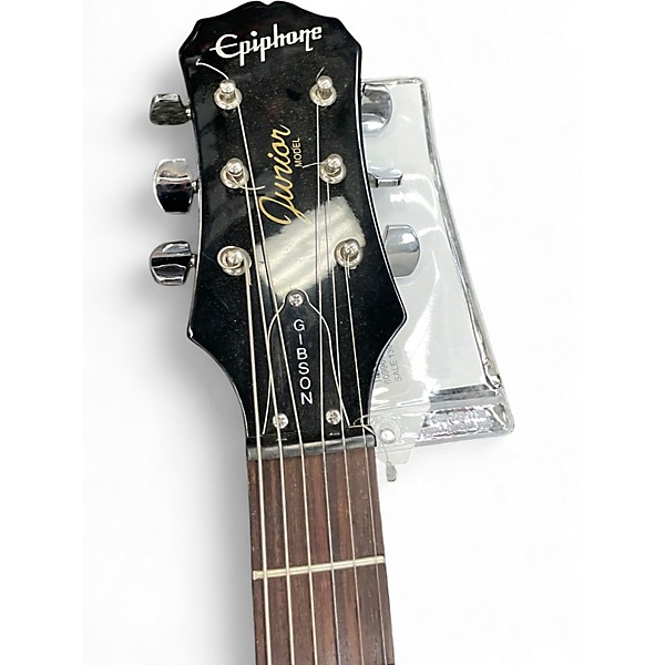 Used Epiphone Les Paul Junior Black Solid Body Electric Guitar