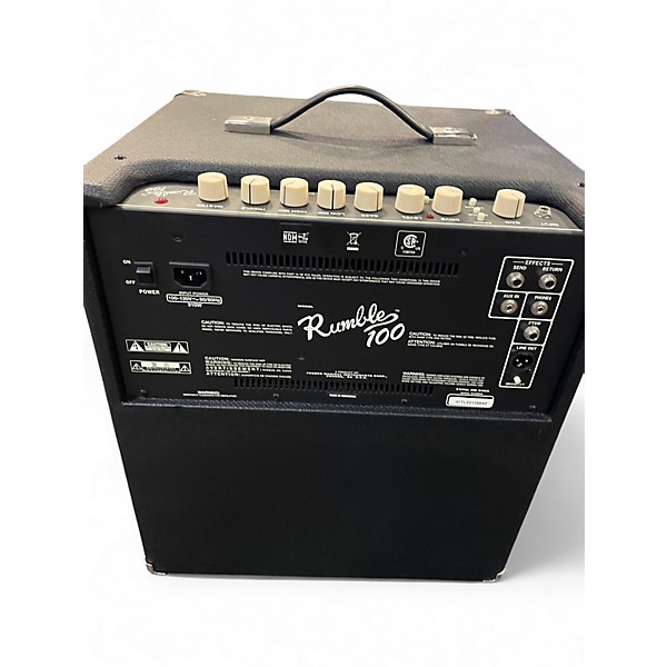 Used Fender Rumble 100 1x15 100W Bass Combo Amp