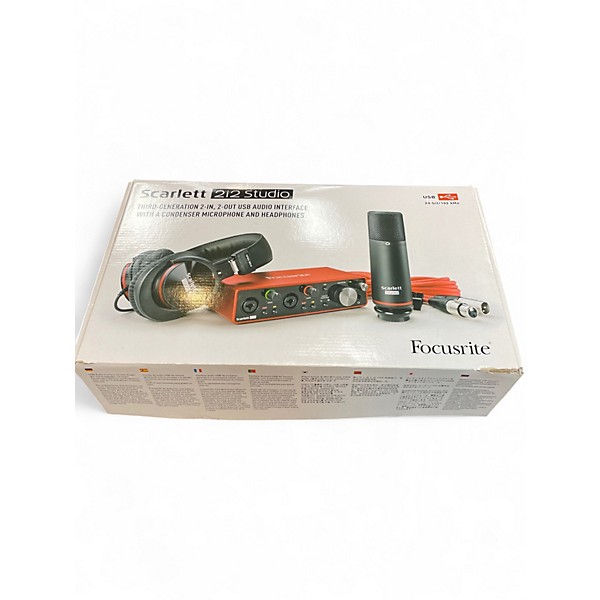 Used Focusrite Scarlett 2i2 Gen 3 STUDIO Audio Interface