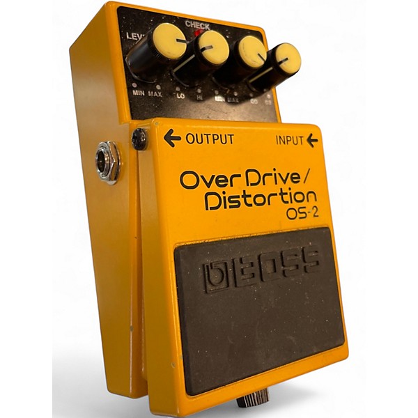 Used BOSS OS2 Overdrive Distortion Effect Pedal