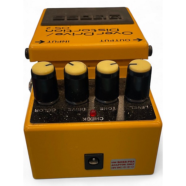 Used BOSS OS2 Overdrive Distortion Effect Pedal