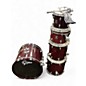 Used 2009 Gretsch Drums 5 Piece Catalina Maple dark cherry Drum Kit thumbnail