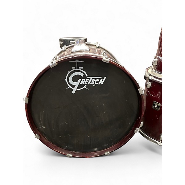 Used 2009 Gretsch Drums 5 Piece Catalina Maple dark cherry Drum Kit