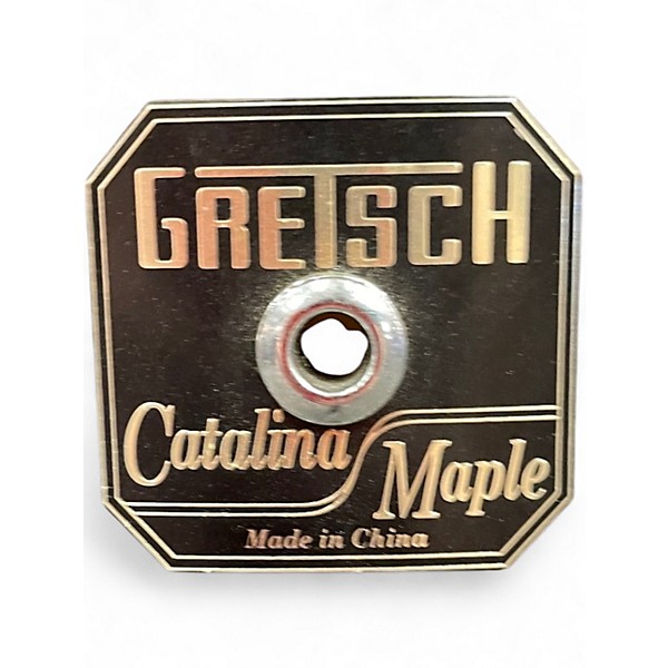 Used 2009 Gretsch Drums 5 Piece Catalina Maple dark cherry Drum Kit