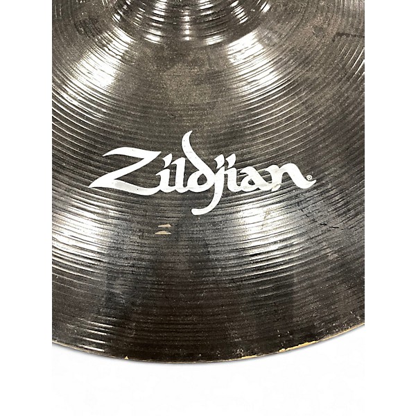 Used Zildjian 16in pitch black crash Cymbal