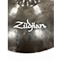 Used Zildjian 16in pitch black crash Cymbal