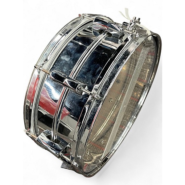 Used Pearl 14in Custom Alloy SensiTone Steel Metallic Silver Drum