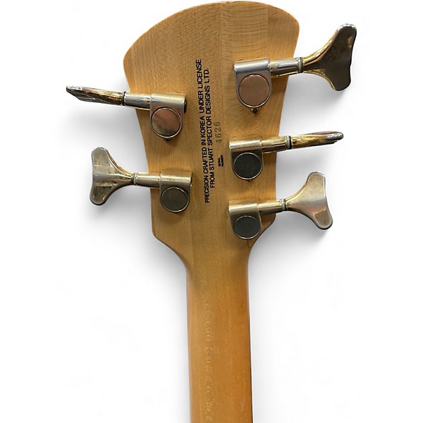 Used Spector Legend 5 Standard Red and Gold Electric Bass Guitar